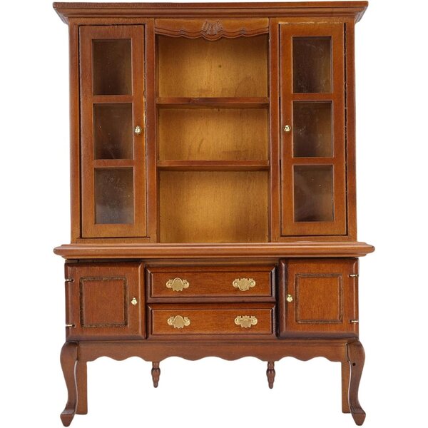 Credenza in miniatura Chrees in legno di betulla 1:12 per casa delle bambole
