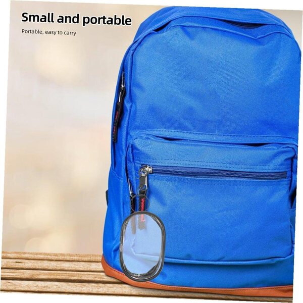 VICASKY 3pz Borsa Trasparente per Bambole in PVC con Gancio e Cerniera, Impermeabile
