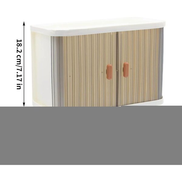 Zusammenklappbare Kleiderbox für Puppen – Organizer kompatibel mit Stofftieren und Zubehör