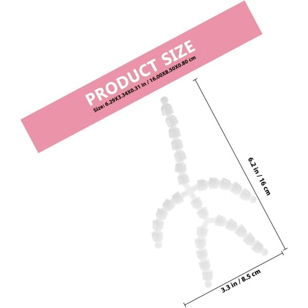 Didiseaon Scheletro in Plastica Articolato per Marionette e Bambole Fai da Te