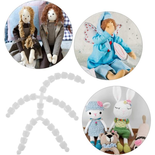 Didiseaon Scheletro in Plastica Articolato per Marionette e Bambole Fai da Te