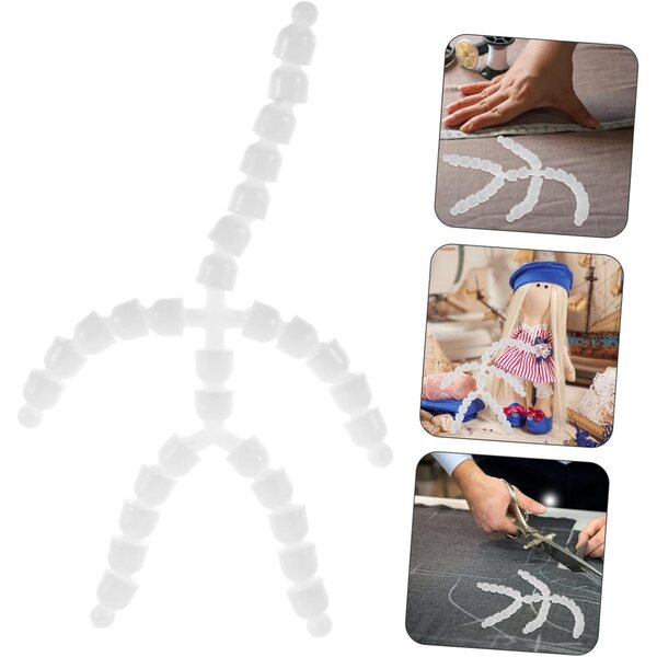 Didiseaon Scheletro in Plastica Articolato per Marionette e Bambole Fai da Te