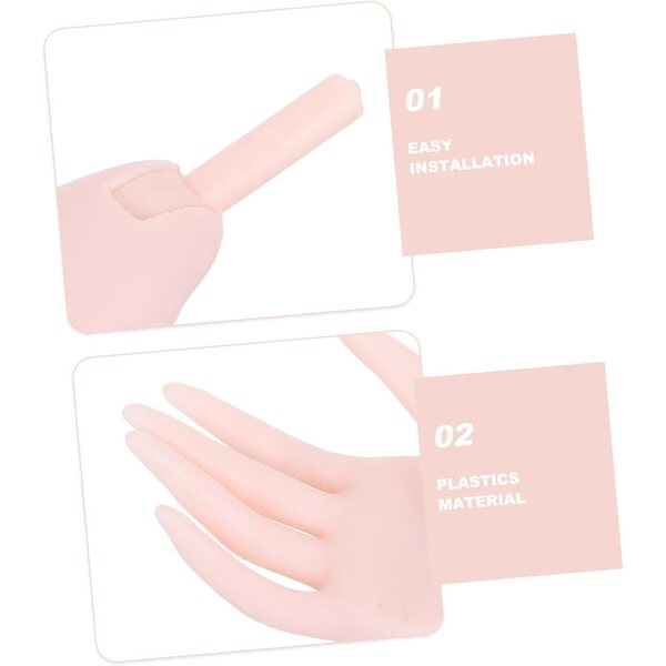 Mani Mini per Bambole Realistiche con Articolazioni Mobili in Materiale Durevole