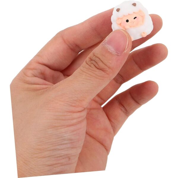 VALICLUD 8 Statuette Pecore Miniatura per Decorazioni Micro Paesaggi e Case Bambole