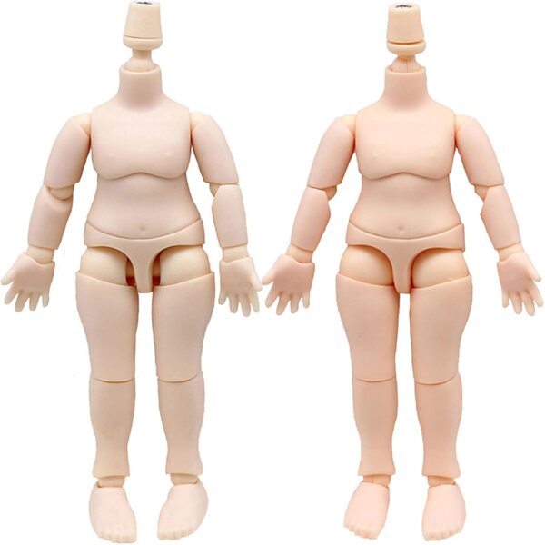 Corpo Bambola 1/12, 4,1'' in Silicone con Giunti Mobili, Accessori per Action Figure