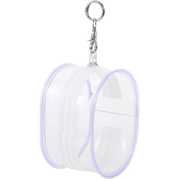 Beaupretty Borsa Trasparente in PVC per Bambole, Portachiavi Elegante e Comoda da Trasportare