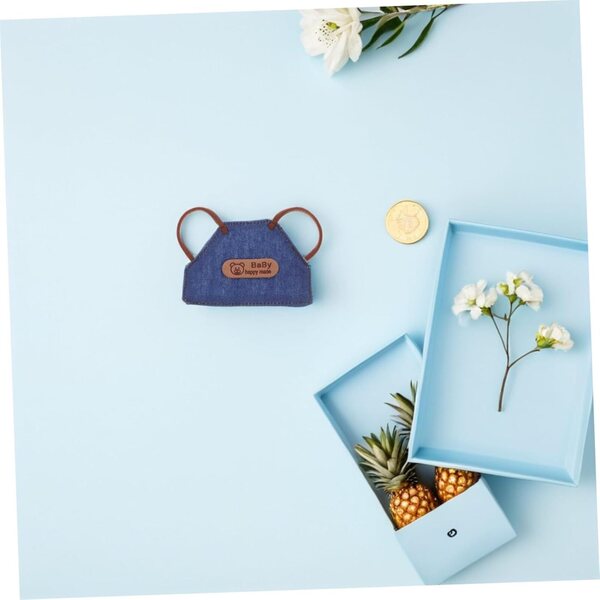BESPORTBLE 4 mini grembiuli in denim per bambole accessori da cucina per case delle bambole
