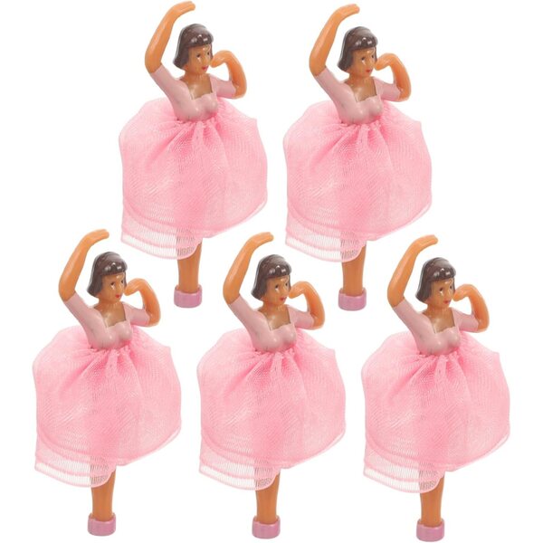 YARNOW 5 Bambole Ballerine in Miniatura con Gonna Rosa per Carillon e Decorazioni