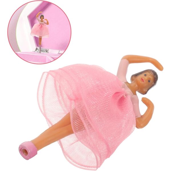 YARNOW 5 Bambole Ballerine in Miniatura con Gonna Rosa per Carillon e Decorazioni