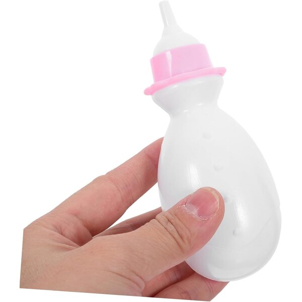 Beaupretty 12 Miniaturflaschen für Puppen, Spielzubehör und Duschgeschenke
