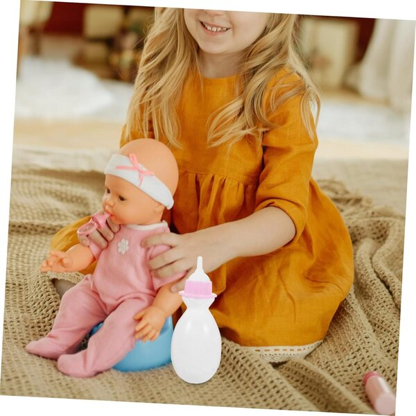 Beaupretty 12 Miniaturflaschen für Puppen, Spielzubehör und Duschgeschenke