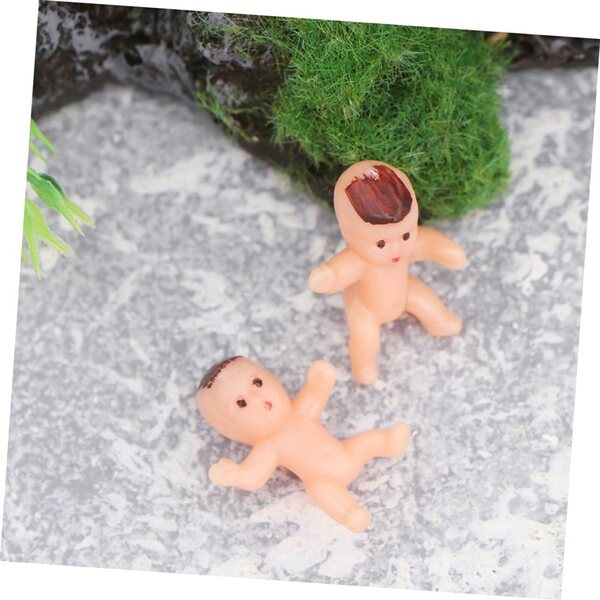 BESPORTBLE 50 Mini Bambole in Plastica per Decorazioni Feste e Shower Topper
