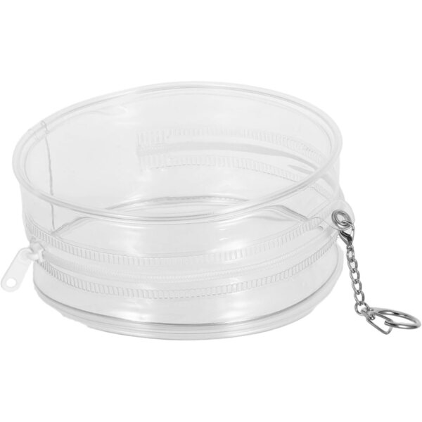 Borsa Trasparente in PVC per Bambole e Peluche Toyvian, Organizer Portatile da Appendere
