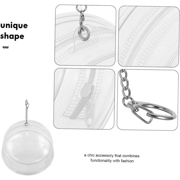 Borsa Trasparente in PVC per Bambole e Peluche Toyvian, Organizer Portatile da Appendere