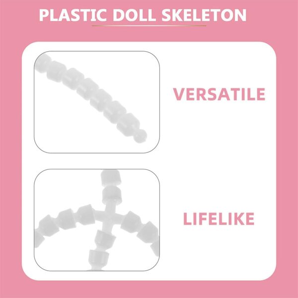 Hemobllo Skelett-Möbel, 3 Stück, für Puppen und Puppen, Basteln