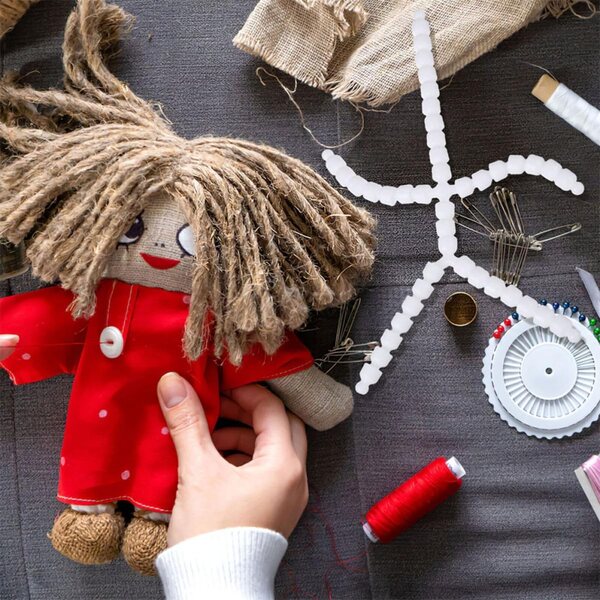 Hemobllo Skelett-Möbel, 3 Stück, für Puppen und Puppen, Basteln