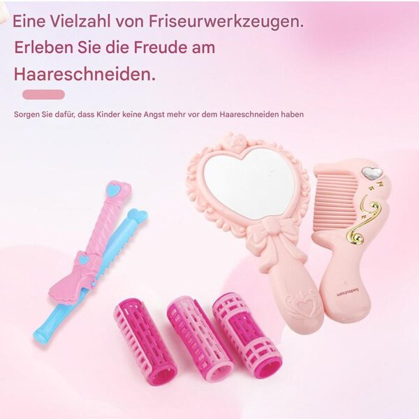 Allgemeiner Puppenkopf für Friseure mit 31 Zubehörteilen für Kinder ab 3 Jahren
