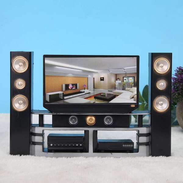 Televisione in Miniatura per Casa delle Bambole Cosiki, Accessorio Realistico e Sicuro