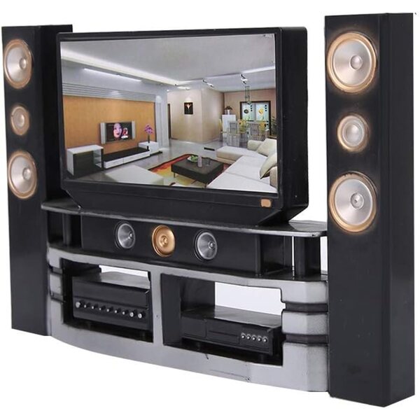 Televisione in Miniatura per Casa delle Bambole Cosiki, Accessorio Realistico e Sicuro