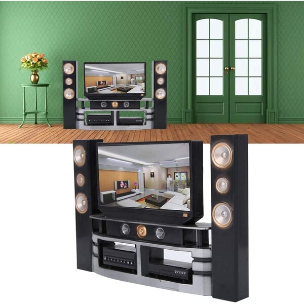 Televisione in Miniatura per Casa delle Bambole Cosiki, Accessorio Realistico e Sicuro