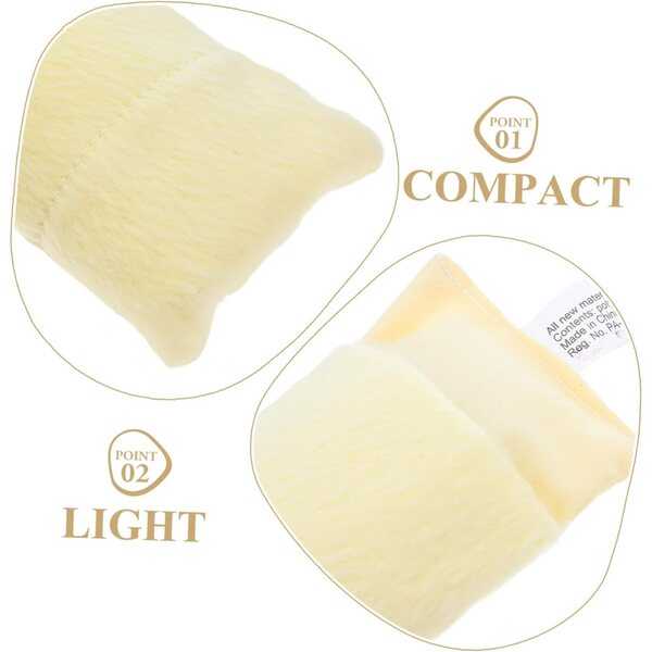 VICASKY Miniatur-Bettwäsche-Set, 3 Schlafsäcke mit Kissen aus weicher Baumwolle
