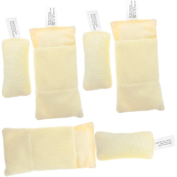 Set 3 Mini Cuscini e Sacco a Pelo in Cotone per Casa delle Bambole, Morbido e Portatile