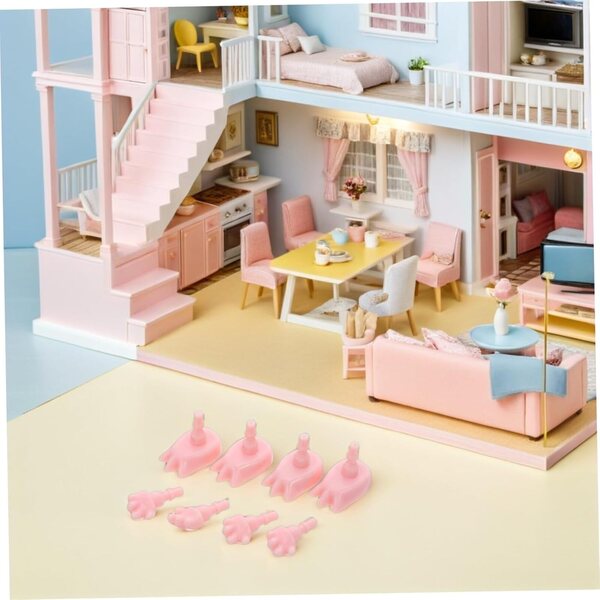 Toddmomy 4 Sets Miniaturhände und -füße für Puppen – hochwertige Zubehör-Ersatzteile