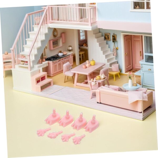 Toddmomy 4 Sets Miniaturhände und -füße für Puppen – hochwertige Zubehör-Ersatzteile