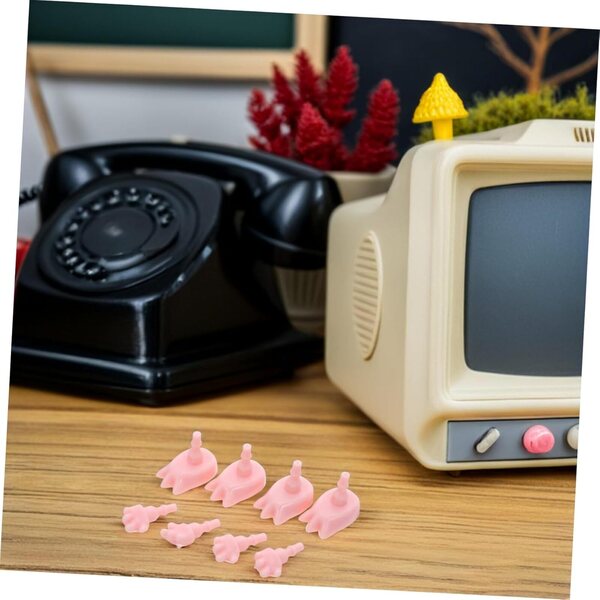 Toddmomy 4 Sets Miniaturhände und -füße für Puppen – hochwertige Zubehör-Ersatzteile