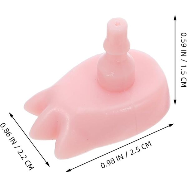 ORFOFE 4 Set Mani e Piedi per Bambole in Miniatura Parti Realistiche e Articolate