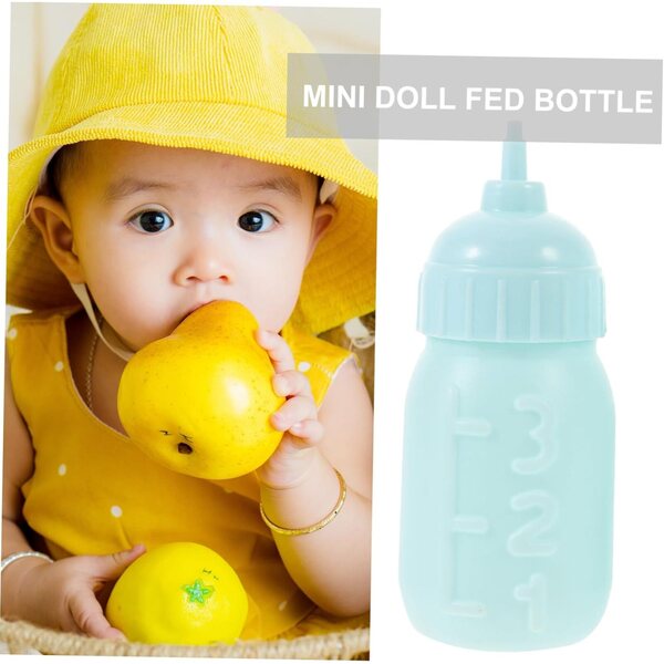 BESPORTBLE 10 realistische Miniatur-Milchflaschen, Wohnaccessoires für Kinderspiele