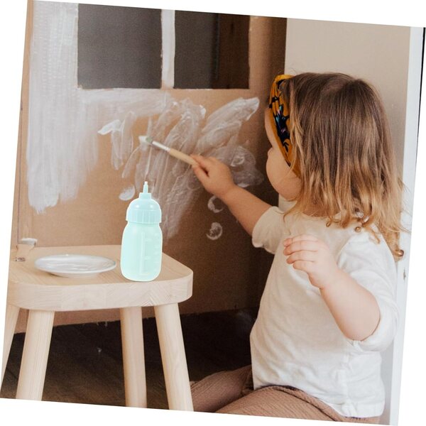 BESPORTBLE 10 realistische Miniatur-Milchflaschen, Wohnaccessoires für Kinderspiele
