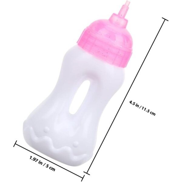 BESPORTBLE 6 pezzi Biberon Giocattolo per Bambole Mini Bottiglie Latte Colorate