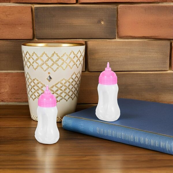 BESPORTBLE 6 pezzi Biberon Giocattolo per Bambole Mini Bottiglie Latte Colorate