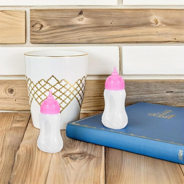 BESPORTBLE 6 pezzi Biberon Giocattolo per Bambole Mini Bottiglie Latte Colorate