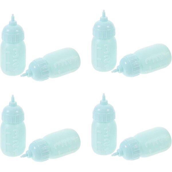 BESPORTBLE 10 Bottiglie Miniatura per Bambole - Accessori Casa in Plastica
