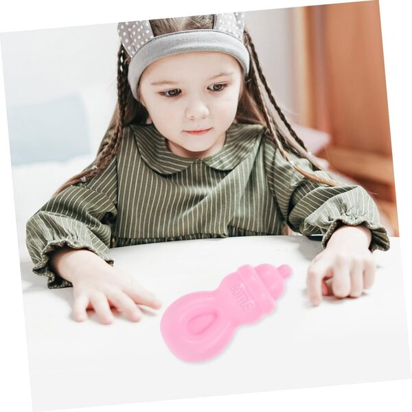 BESPORTBLE 10 rosa Mini-Flaschen für Puppenhäuser und Rollenspiele
