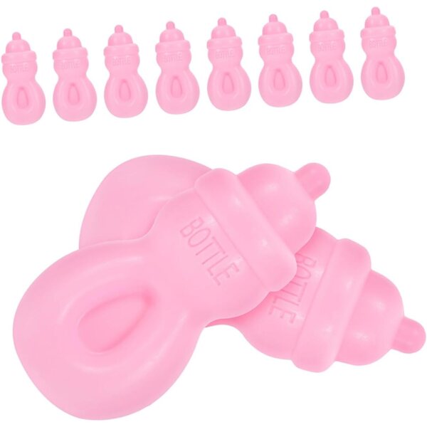 YARNOW 10 Mini-Wasserflaschen für Puppenhäuser, kreatives Kunststoffzubehör