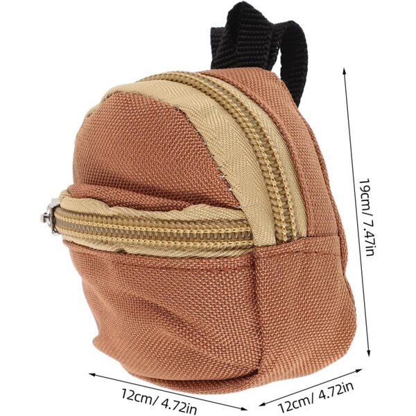 BESPORTBLE Zaino Mini per Bambole, Accessorio Colorato e Leggero da Viaggio