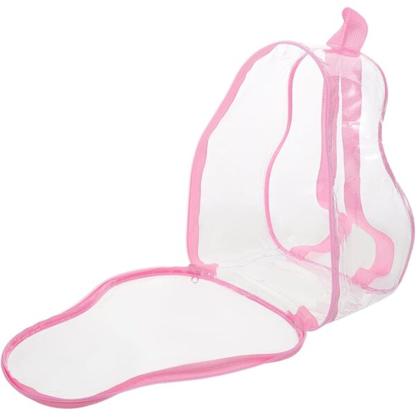 BESPORTBLE Borsa Trasparente a Zucca per Bambole - Organizer Mini Figure e Giocattoli 22x16x11 cm