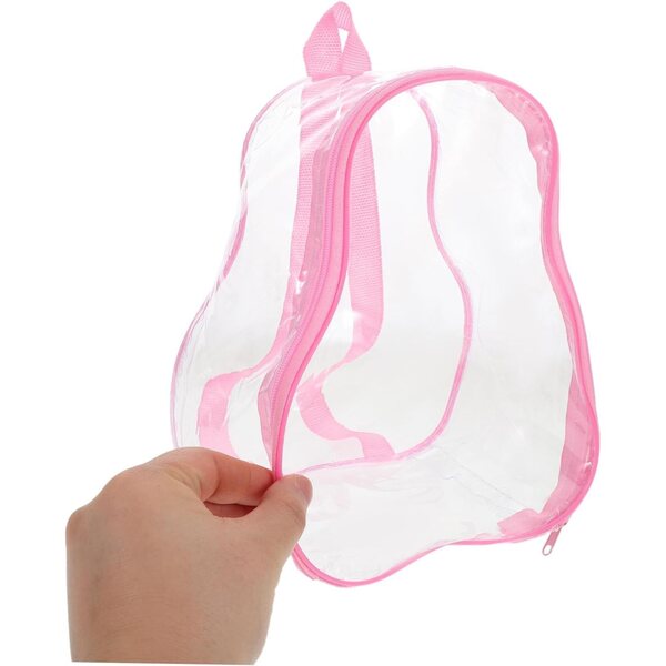 BESPORTBLE Borsa Trasparente a Zucca per Bambole - Organizer Mini Figure e Giocattoli 22x16x11 cm