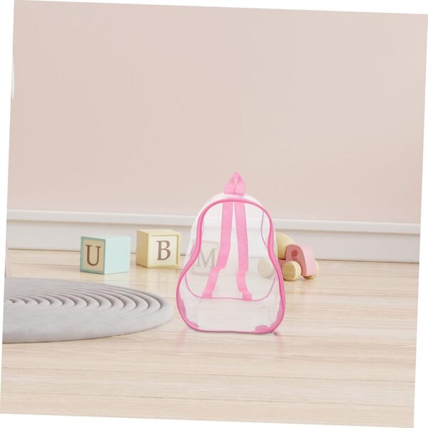 BESPORTBLE Borsa Trasparente a Zucca per Bambole - Organizer Mini Figure e Giocattoli 22x16x11 cm