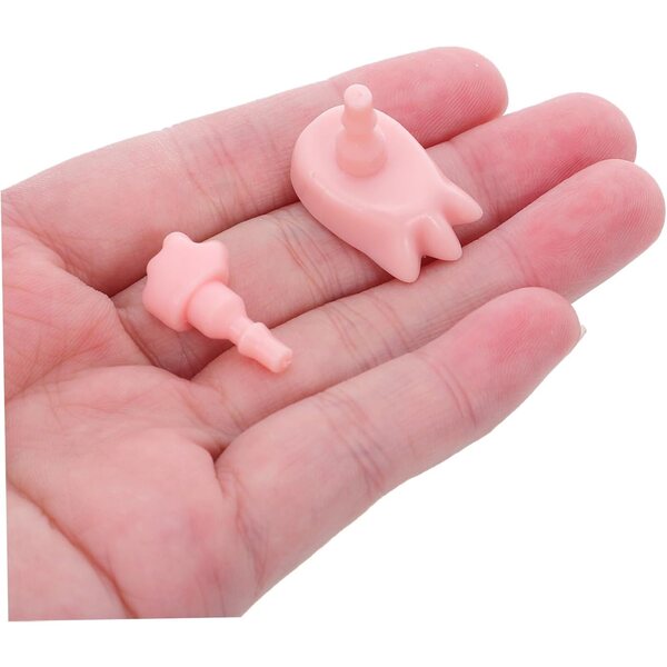 BESPORTBLE 4 set mani e piedi miniatura realistici in plastica per bambole e action figure