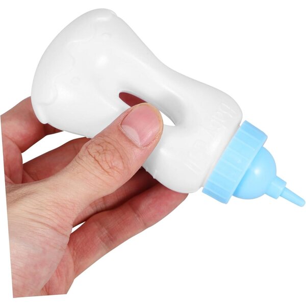 Hemobllo Set 2 Biberon + 2 Pannolini Giocattolo per Bambole - Accessori Creativi