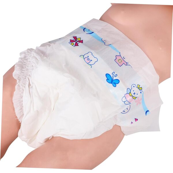 Hemobllo Set 2 Biberon + 2 Pannolini Giocattolo per Bambole - Accessori Creativi