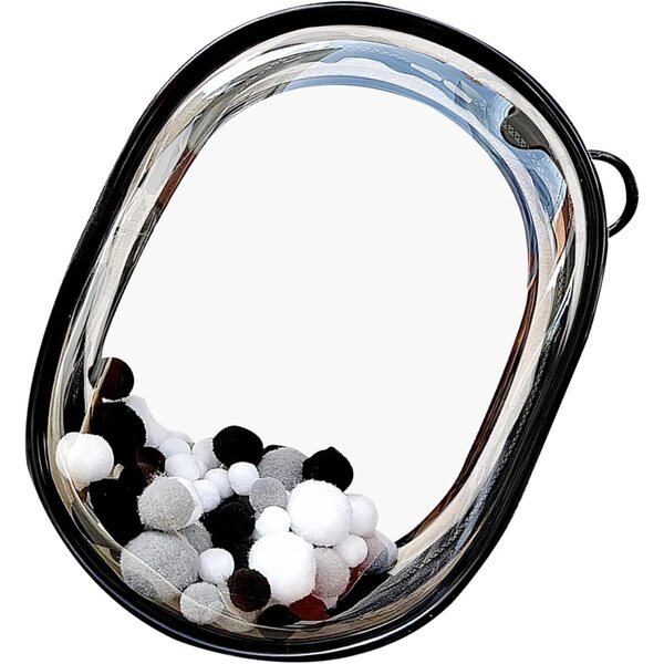 Borsa trasparente per trasporto bambola Jlobnyiun - custodia compatta e resistente 18x14x8cm