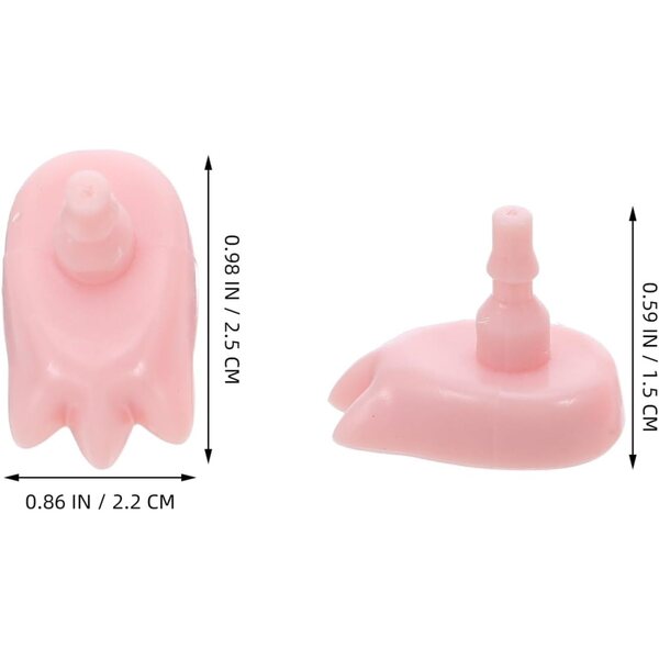 UPKOCH 4 set accessori mani e piedi per bambole miniatura - ricambi dettagliati