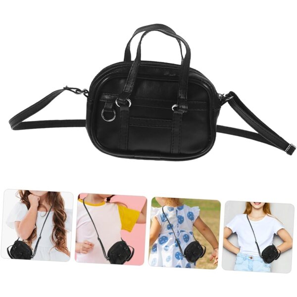 Holibanna Set mit 2 Mini-Umhängetaschen für Puppenhäuser und Rollenspiele