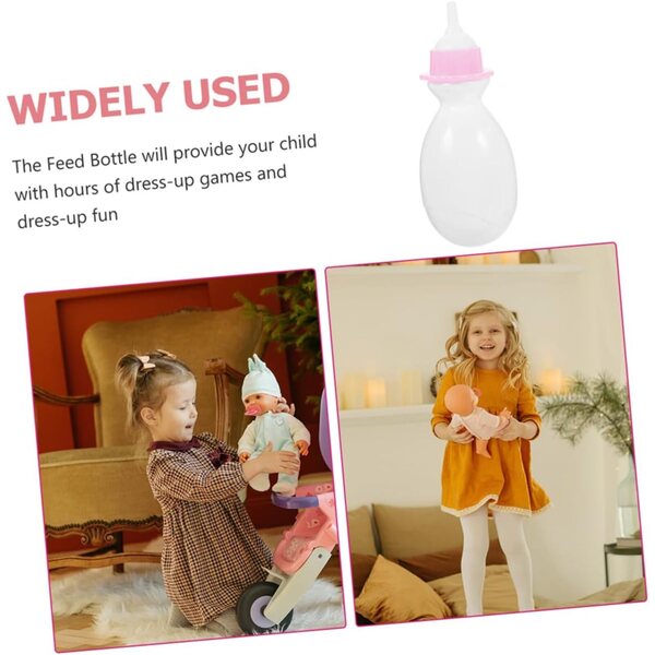 BESTonZON 10 Mini Bottiglie Latte Miniature per Decorazioni e Giochi Ruolo