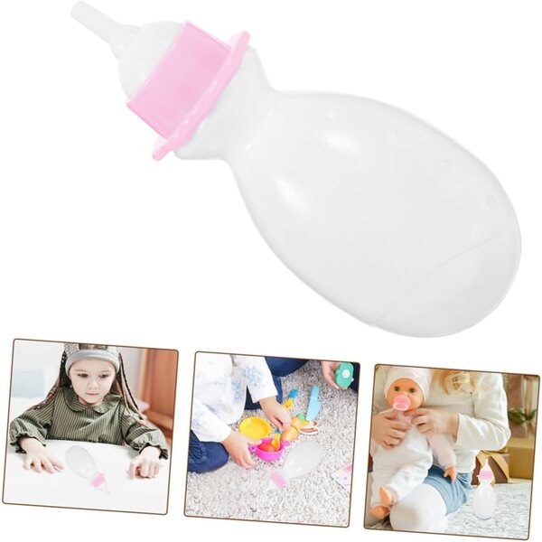 BESTonZON 10 Mini Bottiglie Latte Miniature per Decorazioni e Giochi Ruolo